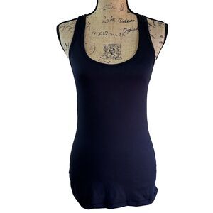 Yogalicious Women's Black Racerback Tank Top Sz Small